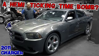 Tic Tic Tic! 2011 Dodge Charger RT has the infamous Hemi tick. What will the CAR WIZARD do about it?