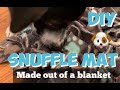 How to make an easy DIY Snuffle Mat! (No Mat Base Needed)
