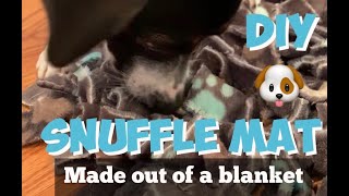 How to make an easy DIY Snuffle Mat! (No Mat Base Needed)