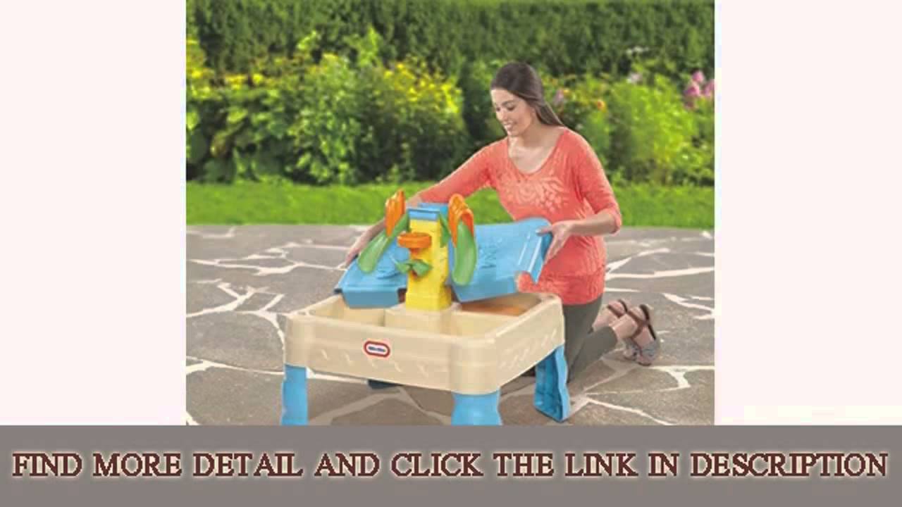 New Little Tikes Sandy Lagoon Waterpark Play Table Slide - YouTube