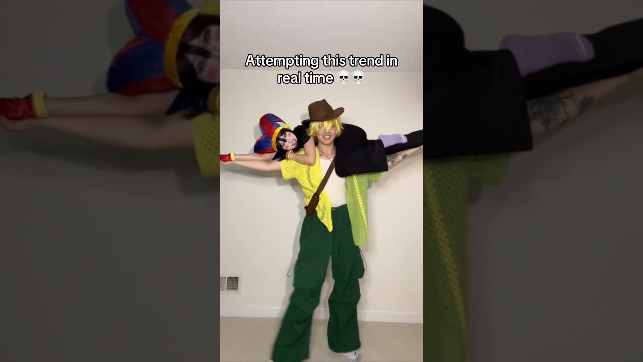 COUPLE POSE CHALLENGE #couplechallenge #theamazingdigitalcircus #cosplay #tadc #poseidea #skit