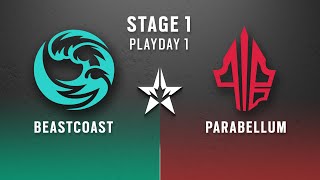 Beastcoast vs Parabellum \/\/ North American League 2022 - Stage 1 - Playday #1