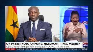 Can Ghana’s antigen test detect new Covid-19 variant? - News Desk on JoyNews (24-12-20)