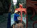 while boating I found a octopus 😨