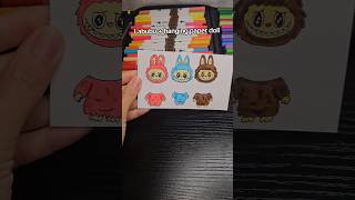 Making Labubu into hanging paper dolls #diy #crafty #paperdoll #labubu #hangingpaperdoll #fyp