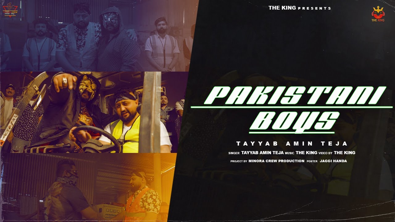 PAKISTANI BOYZOfficial Video Tayyab Amin Teja  The King  Munde Pakistano aye aye a  Viral Song