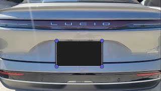 New Updated LUCID AIR License Plate Mounting Kit