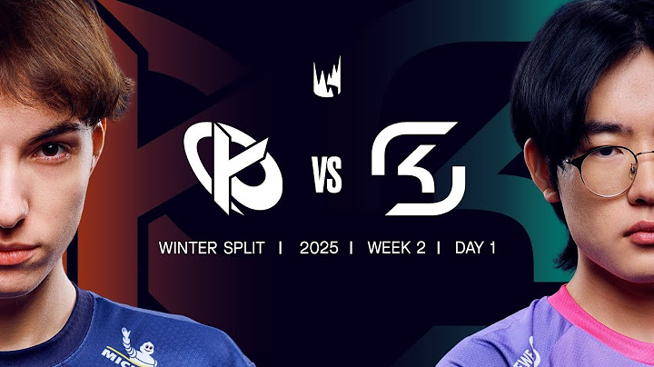 KC v SK | 2025 LEC Winter | Week 2 Day 1 | Karmine Corp vs. SK Gaming