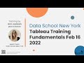 Data School New York: Feb 16 Meet the Coaches Tableau Build-a-Long with Ann Jackson