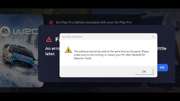 Fix EA WRC Error This Software Cannot Be Used At The Same Time As The Game DiscSoftLTD Daemon Tools