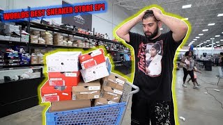 INSIDE THE WORLDS BIGGEST SNEAKER STORE!! (SIZE OF 2 FOOT BALL FIELDS)