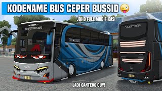 CARA UBAH BUS JBHD JADI CEPER DI BUSSID!!😜🤩 | GANTENG BAGET WOY || CARA PASANG KODENAME CEPER screenshot 2