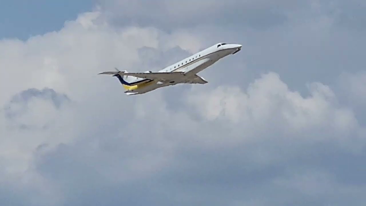 2007 EMBRAER  EMB-135 LEGACY - N157MG - Departing TPA Tampa International Airport Florida