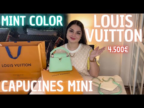 louis vuitton mint green bag