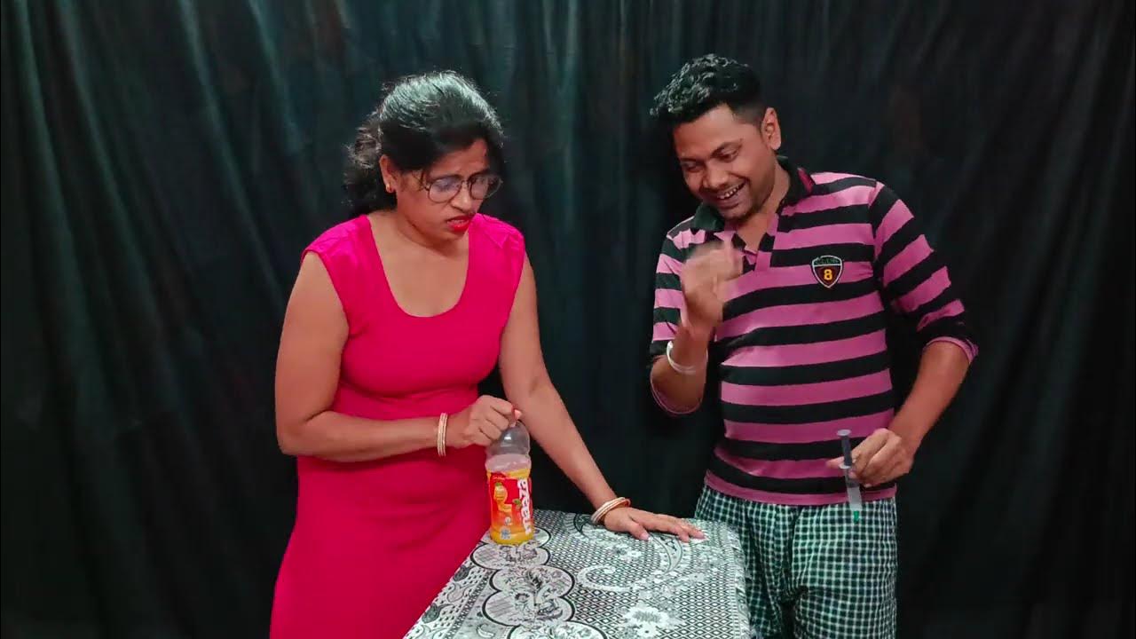 Bottle hand stand fun injection punishment I Sui wala injection funny ...
