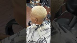 Fire Blond drop fade