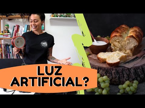 ILUMINANDO FOTO DE COMIDA- LUZ CONTÍNUA