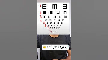 اختبار النظر 
