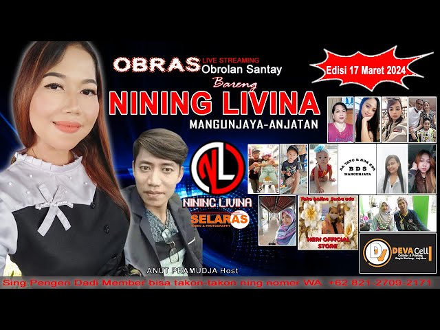 Live OBRAS (Obrolan Santay) Bareng NINING LIVINA | Minggu, 17 Maret 2024 class=