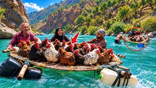 😳🐔 Why Did We Put So Many Chickens on a Boat and Head Into the River?