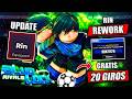 (3 CODES) &iexcl;NUEVO RIN REWORK + C&Oacute;DIGOS EN BLUE LOCK RIVALS!