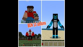 Ben 10 add-on / how to download addons for MCPE Hindi /mod for Minecraft/ Ben 10 all aliens