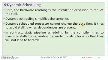 CSA - MODULE 5 - TOPIC 3 - INSTRUCTION SCHEDULING