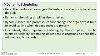 CSA - MODULE 5 - TOPIC 3 - INSTRUCTION SCHEDULING