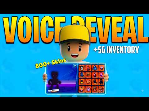 Finally Revealing My Voice + My Stumble Guys Inventory! 🎙️