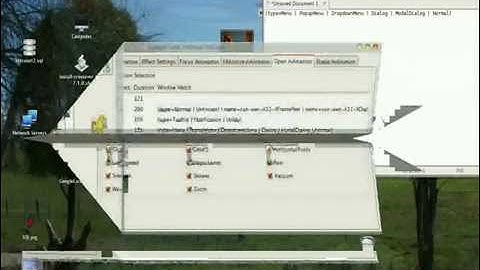 How to use compiz to animate desktop menus