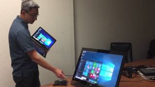 Wireless display and Windows ink back feature with ScreenBeam 960