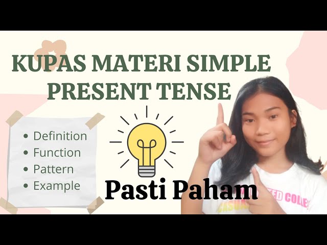[ KUPAS MATERI SIMPLE PRESENT TENSE LANGSUNG PAHAM ❗❗❗] #simplepresenttense #mudah #fyp #lesson class=