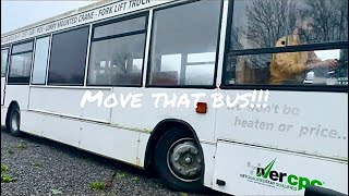 WE BOUGHT A BUS UK  #9 we had to move the bus?!