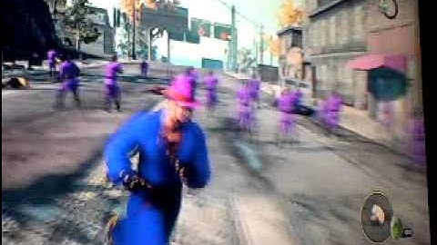 saints row the third weird glitch