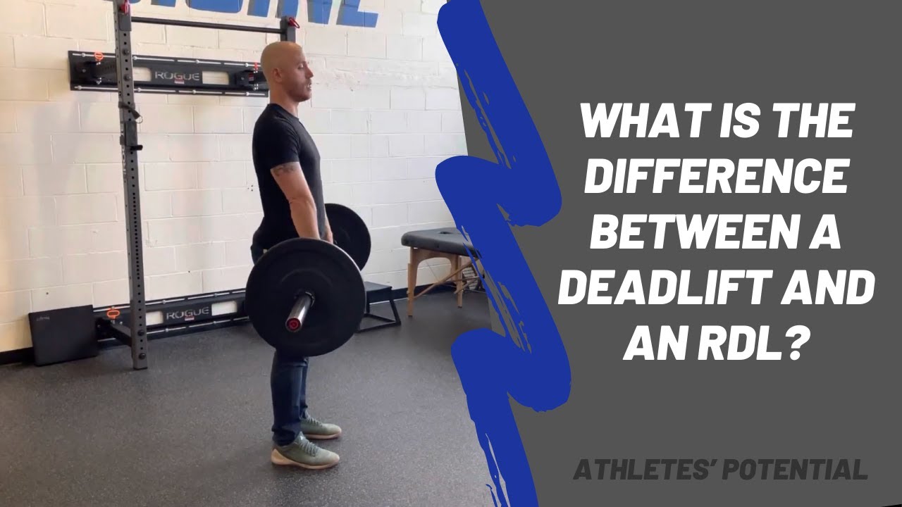 What is the difference between a deadlift and an RDL? - YouTube