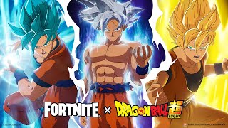 Встречайте Fortnite x Dragon Ball с Соном Гоку, Веджитой, Бульмой и Бирусом!