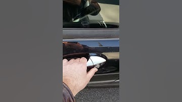 How to open your mercedes door when locked out dead battery with blade key