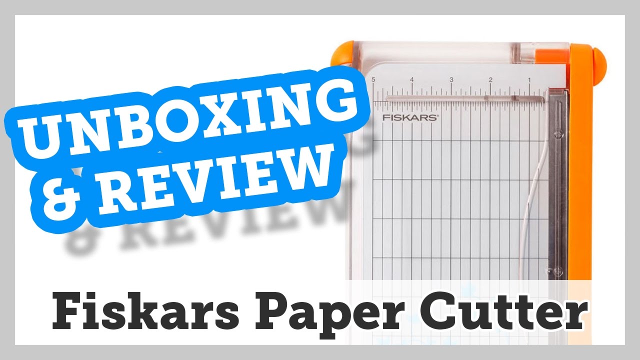 Fiskars Paper Trimmer UNBOXING and REVIEW - Video #068 