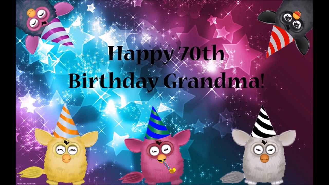 Happy Birthday Grandma! (Furby Animation) [OLD] YouTube