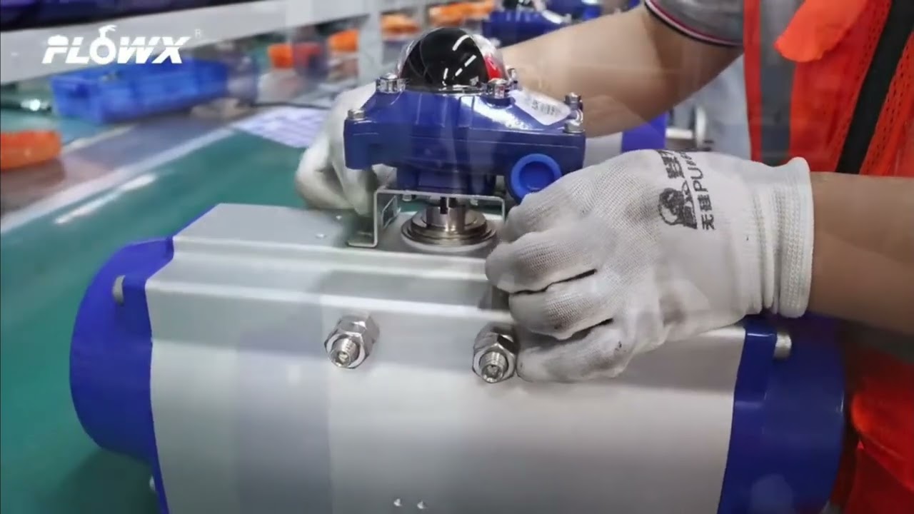 Pneumatic Fully Lined PTFE Butterfly Valve, Unique Valve Seat Groove Design