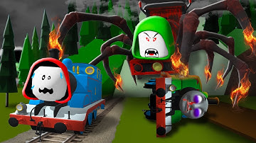 THOMAS Mikey Takes REVENGE on CHOO CHOO CHARLES JJ?! - Maizen Animation