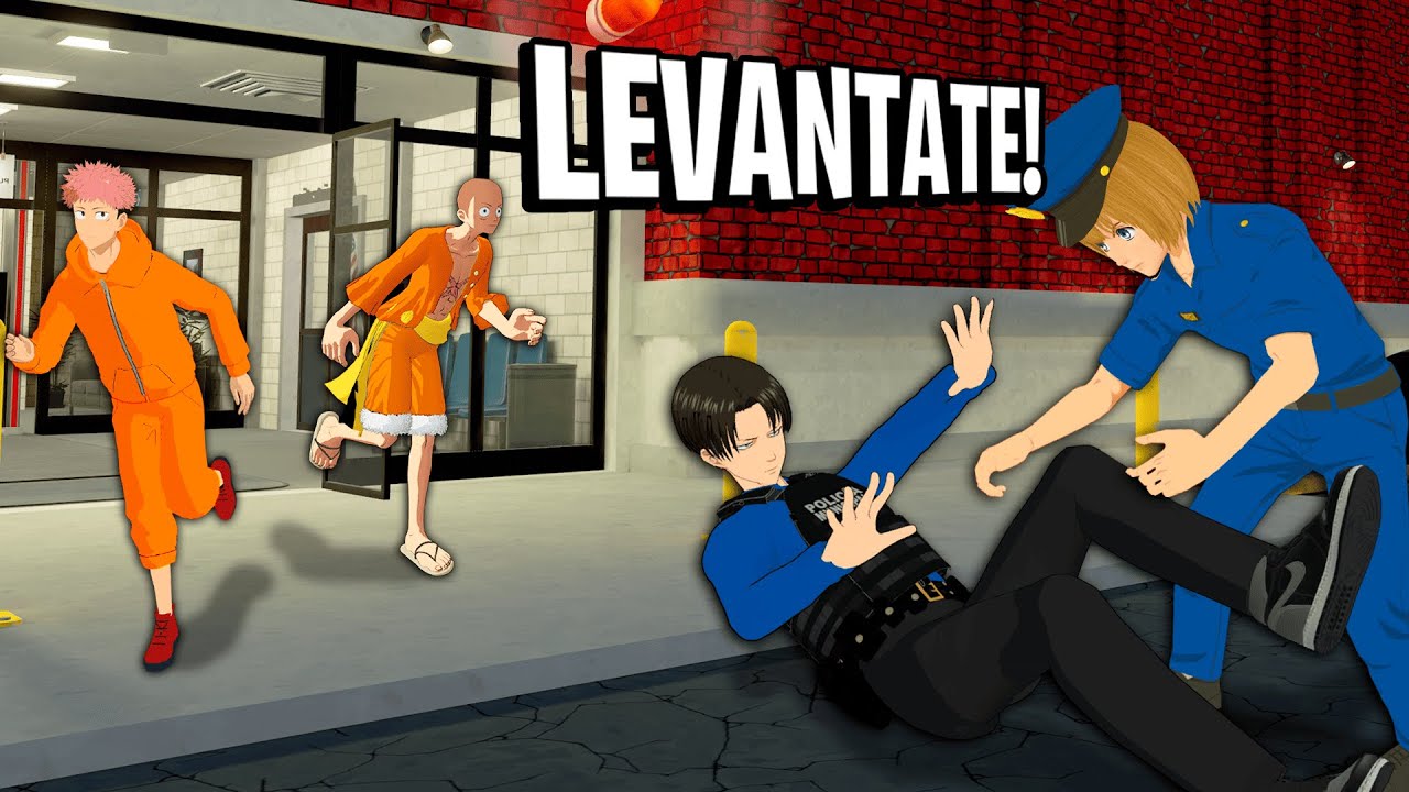 ME HICE POLICIA CON LEVI PARA SALVAR la PRISION EXTREMA | VRCHAT