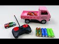 Unboxing city transportation RC trucks,RC school bus,RC Monster Truck,Ev Dancing Bug Robot
