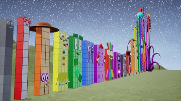Fan-made Numberblocks are Counting from 1 to Most Biggest 1,000,000.