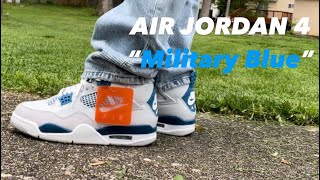 AIR JORDAN 4 “MILITARY BLUE”2024 REVIEW & ON FEET
