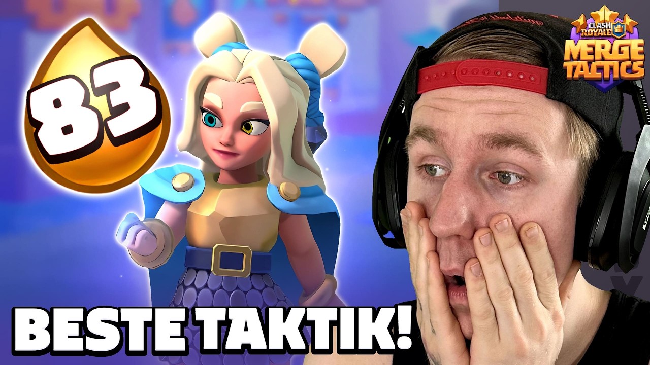 📣😱 UNENDLICH ELIXIER TAKTIK in MERGE TACTICS! ABSOLUT OP! | CLASH ROYALE Deutsch
