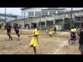 8/20 ハンドボール湘南地区大会  鎌学対湘南工科大 後半タイムアウト前