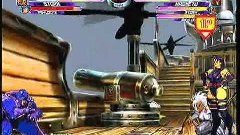 MvC2 Online (360): Brett vs Taiji 1 .:5.22.11:.