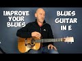 Blues guitar lesson in e