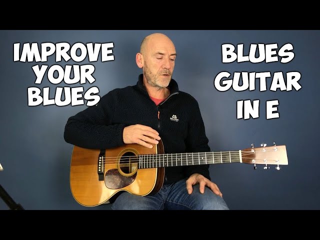 Blues guitar lesson in E